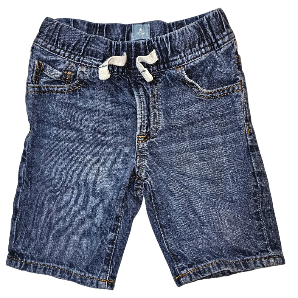 Baby‎ Gap Toddler Denim Shorts Elastic Waist Drawstring 2T